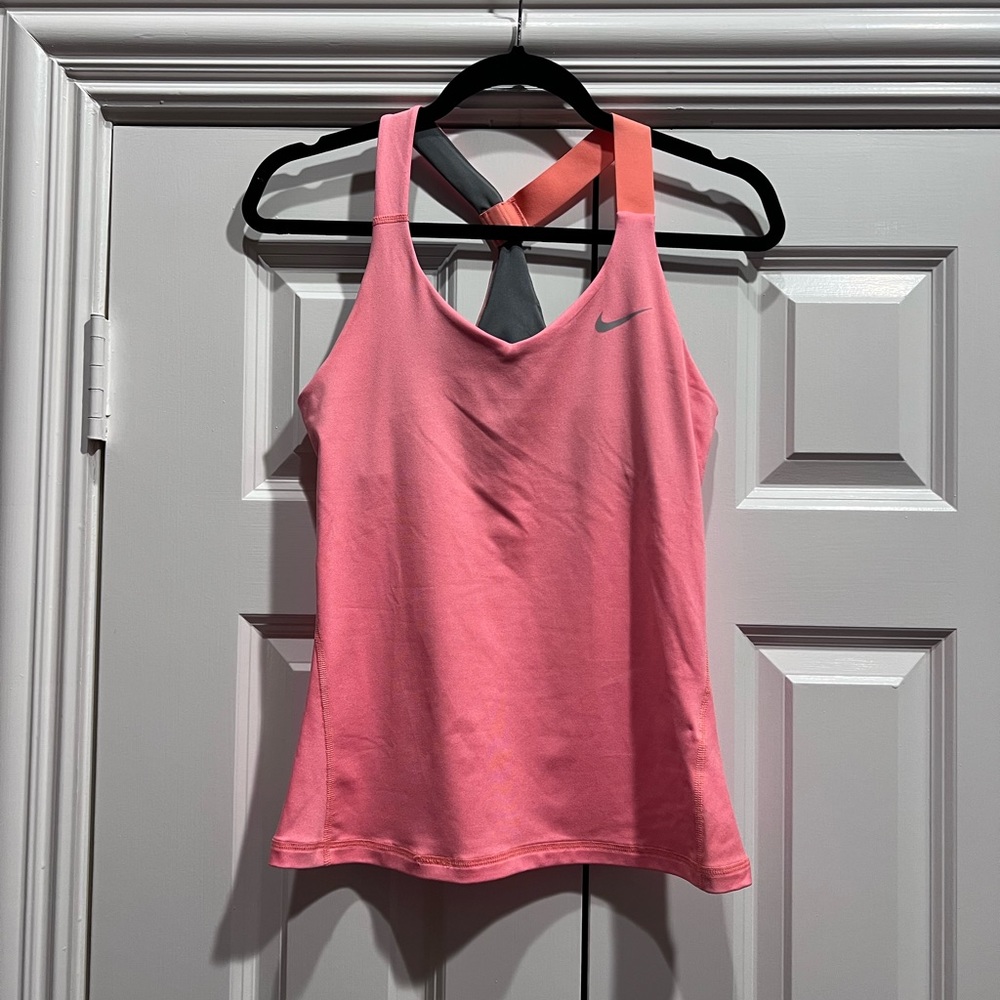 Nike Dri Fit Tank Coral Size Small